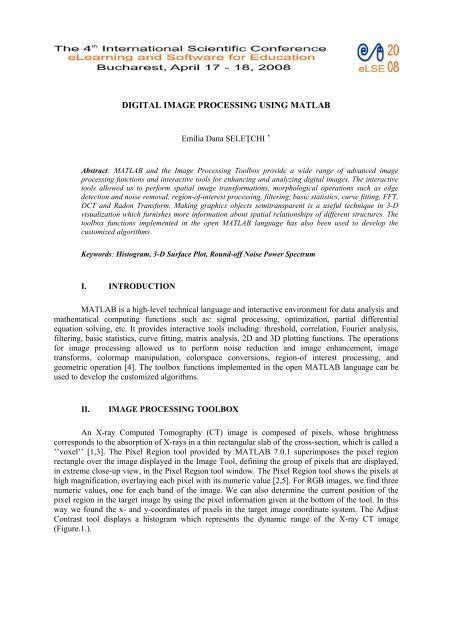 Image result for Digital Image Processing Using MATLAB