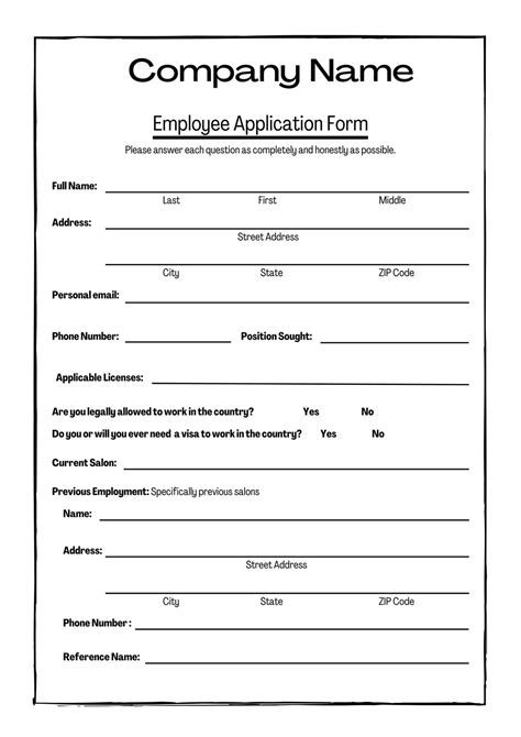 Free Job Application Samples に対する画像結果