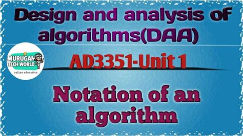 Image result for Notation InDesign Analysis of Algorithm