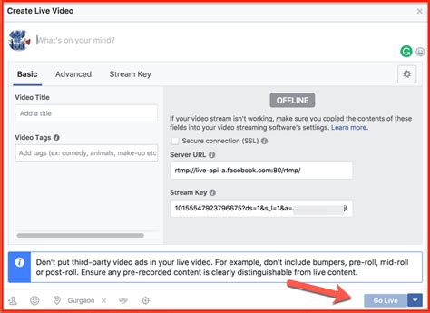 Image result for How to Create Live Video On Facebook Computer
