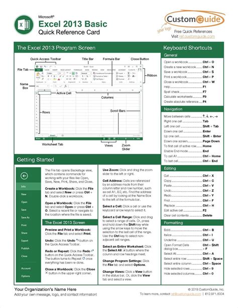 Toradh íomhá ar Reference Guide Template Excel