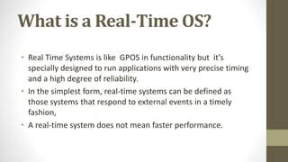 Image result for Pic of Examples of Real-Time OS