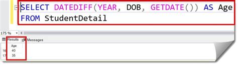 Image result for Age From String to Number SQL