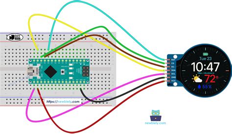 Circular Menu UI Arduino TFT Display માટે ઇમેજ પરિણામ