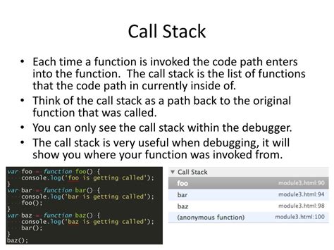 Image result for Function Call Stack PPT