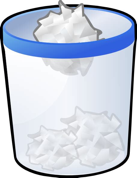 Toradh íomhá ar Dustbin Class Clip Art