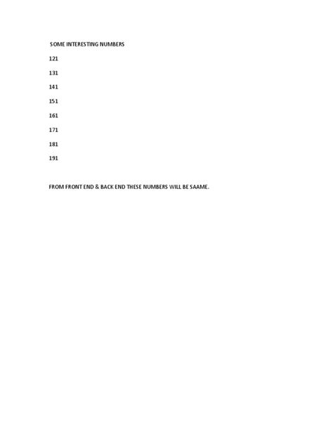 Fun Interesting Numbers .Pdf に対する画像結果