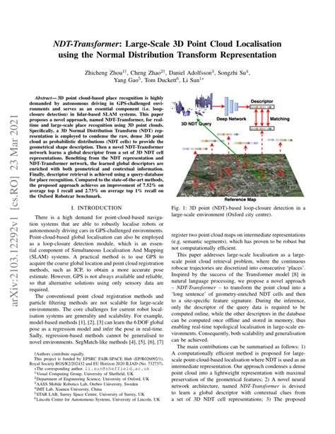 Toradh íomhá ar Point to NDT Distance Normal Distribution Transform