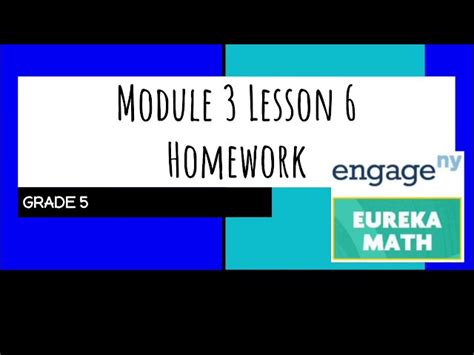 Toradh íomhá ar 3rd Grade Lesson 6 Homework Module 2