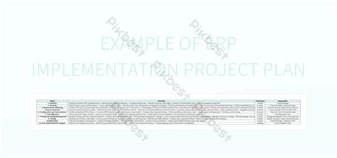 Image result for Sample ERP Project Plan