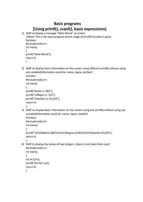 Image result for Example of Print Programs