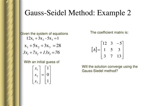 Gauss-Seidel Method with Example に対する画像結果