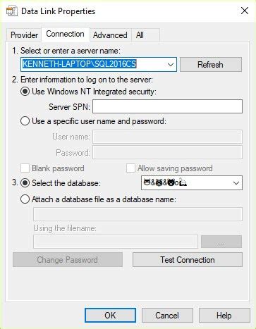 Toradh íomhá ar Connection String File