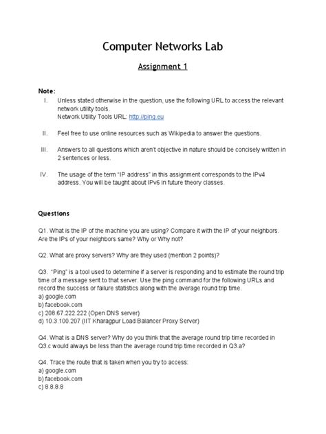 Image result for Computer Network Lab Assignments