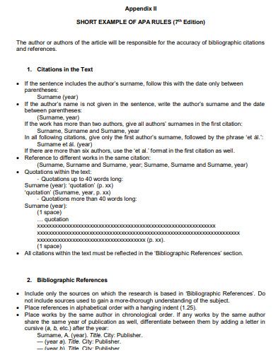 Image result for Adding Appendix to APA Paper