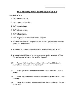 History Study Guide Template に対する画像結果