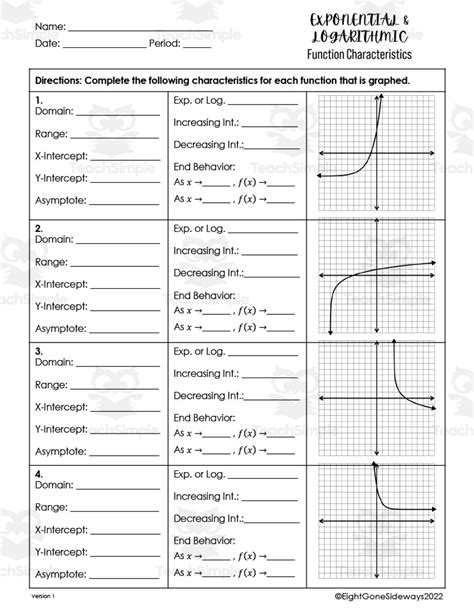 Image result for Exponential and Logarithmic Functions Worksheet