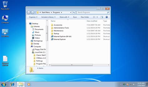 Image result for Install Windows 7 Start Menu