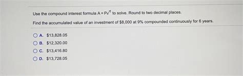 Toradh íomhá ar Pert Compound Interest Formula