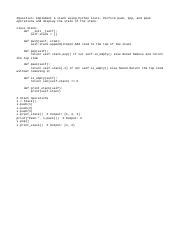 Image result for Python Program to Do Peek and Push