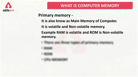 Image result for Computer Memory Explained