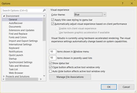 Image result for How to Cahnge Visual Studio Color