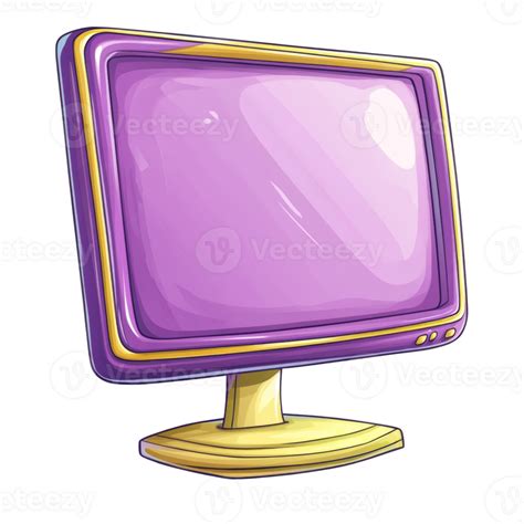 Image result for Purple Computer Screen Cartoon