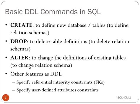 Image result for SQL DDL Commands