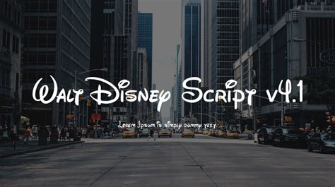 Image result for Disney World Script