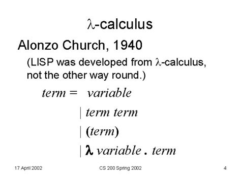 Image result for Alonzo Church Lambda Calculus