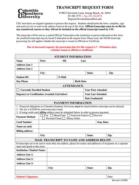 Image result for University Transcript Request