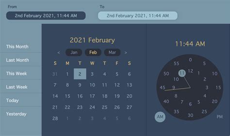 React Date Time Range Picker Example に対する画像結果