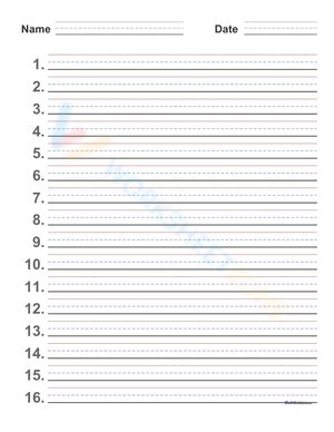 Image result for English Writing Worksheet Empty