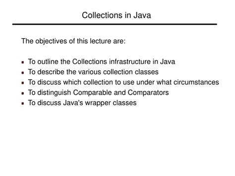 Image result for Java Collection Slide Picture Green