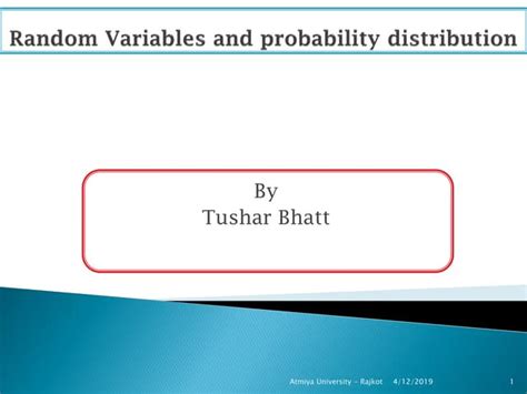 Random Variables and Probability Distribution Design に対する画像結果