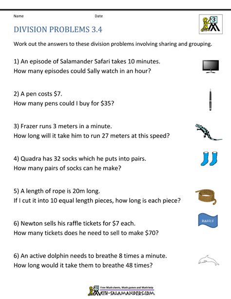 Image result for Multi-Step Word Problems Division