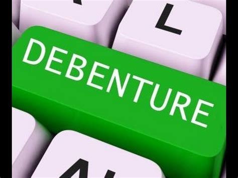 Image result for Debentures Definition