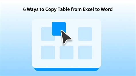 Toradh íomhá ar Copy Table in Word Tutorial