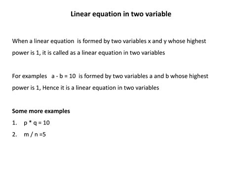 Image result for Write One Equation in Two Variables