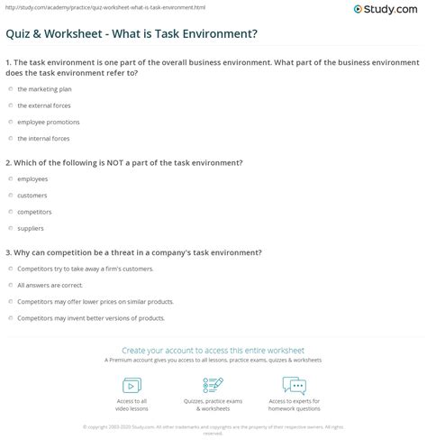 Résultat d’images pour Task Environment Definition