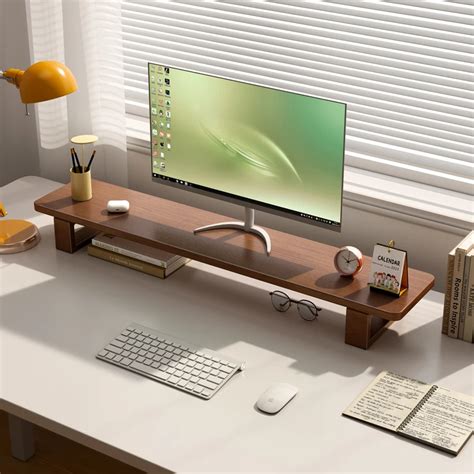 Image result for Computer Monitor Shelf for Desk