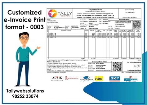 Image result for Invoice with Barcode Code
