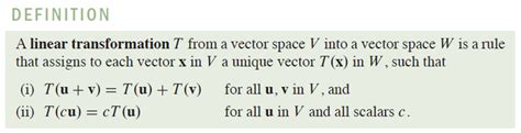 Image result for Linear Transformation Vector Space
