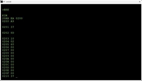 Toradh íomhá ar Visual Studio Code Retro Assembler