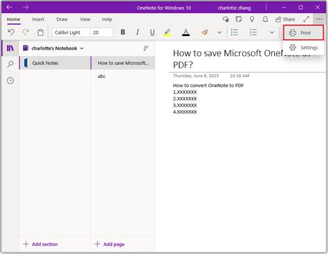 Toradh íomhá ar How to Save OneNote Document