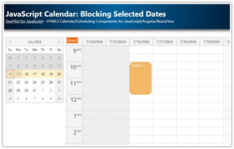 Image result for JavaScript Calendar Picker