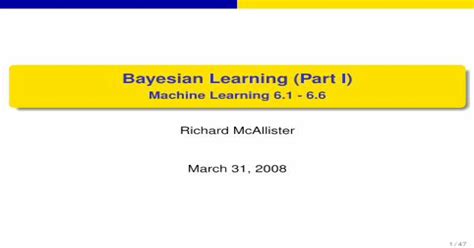 Image result for Introduction to Bayesian Learning