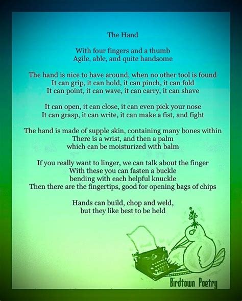 Image result for Hand Chat Poem Utah