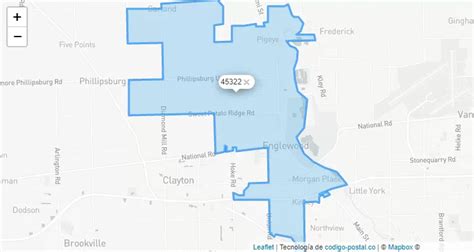 Image result for Area Code 937 Map
