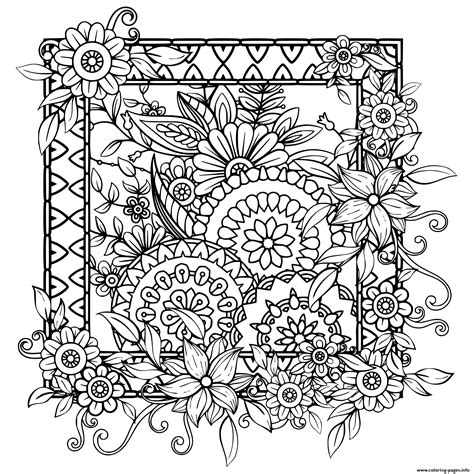 Image result for Flower Pattern Coloring Pages